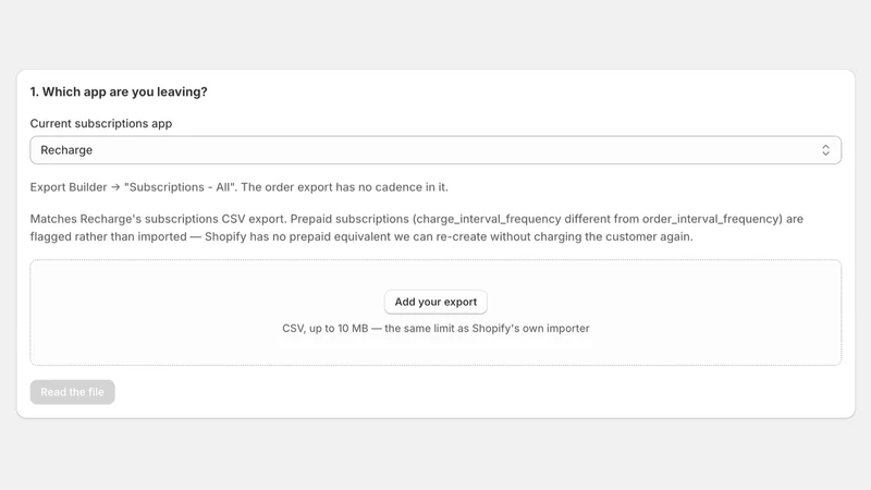 Subflow Subscriptions
