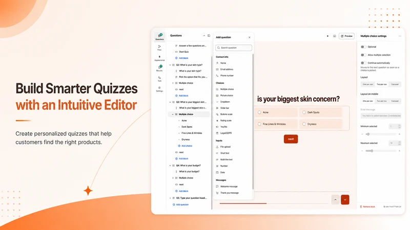 Rich Product Quiz