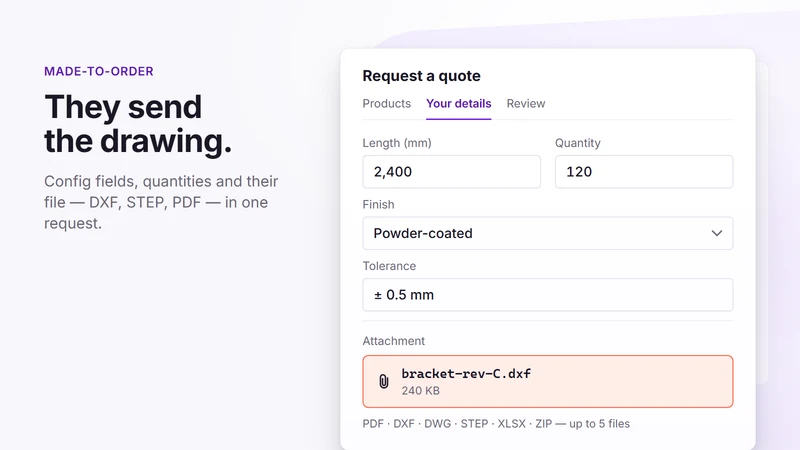 PQ Request a Quote, Hide Price