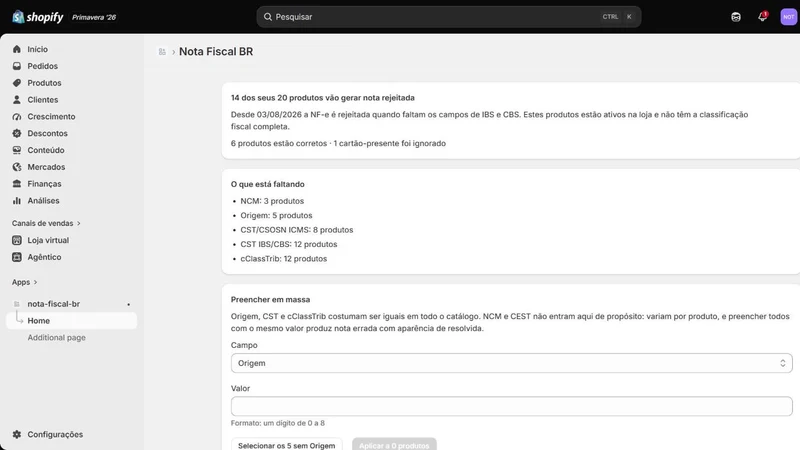 Nota Fiscal BR