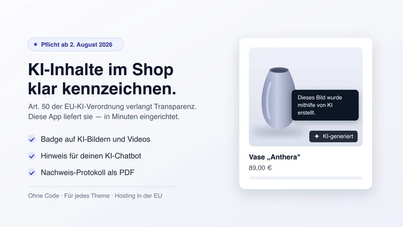 KI‑Kennzeichnung: AI Act