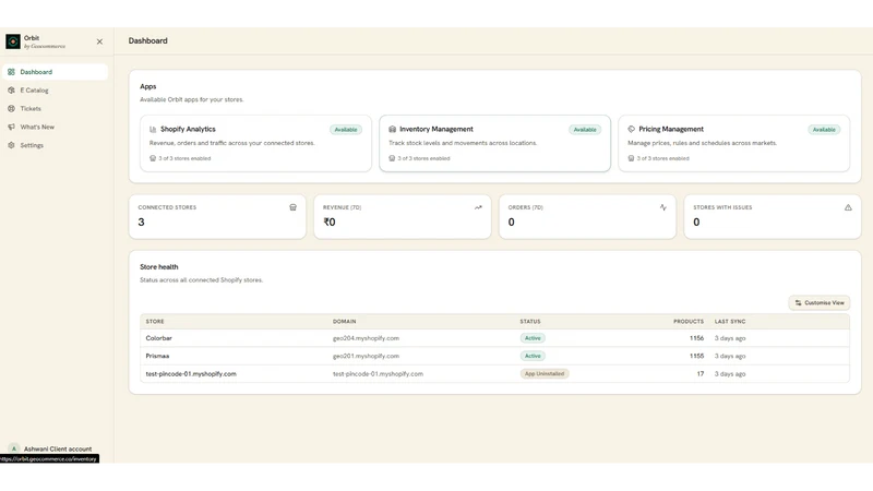Orbit‑Multi channel management