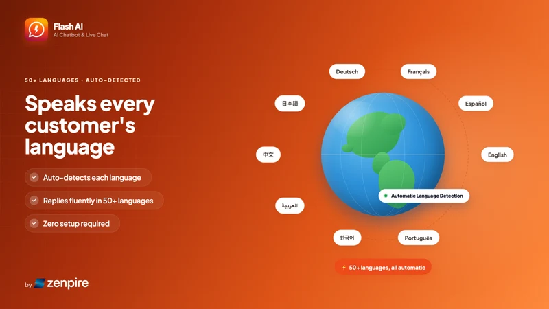 Flash AI Chatbot & Live Chat