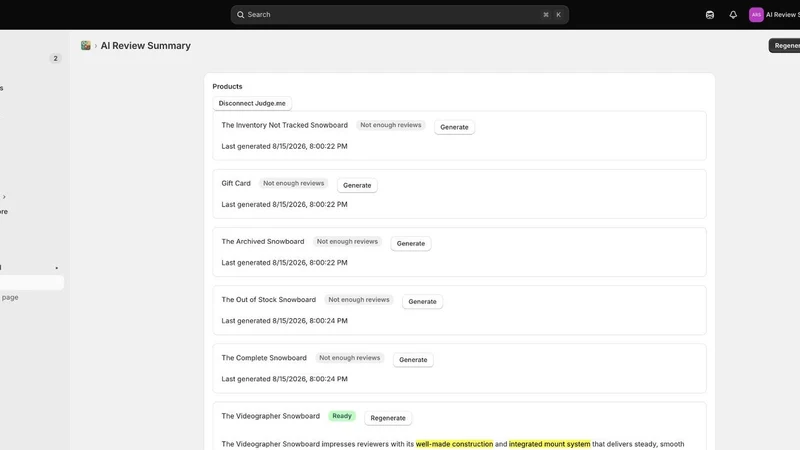 SummarAI: AI Review Summary