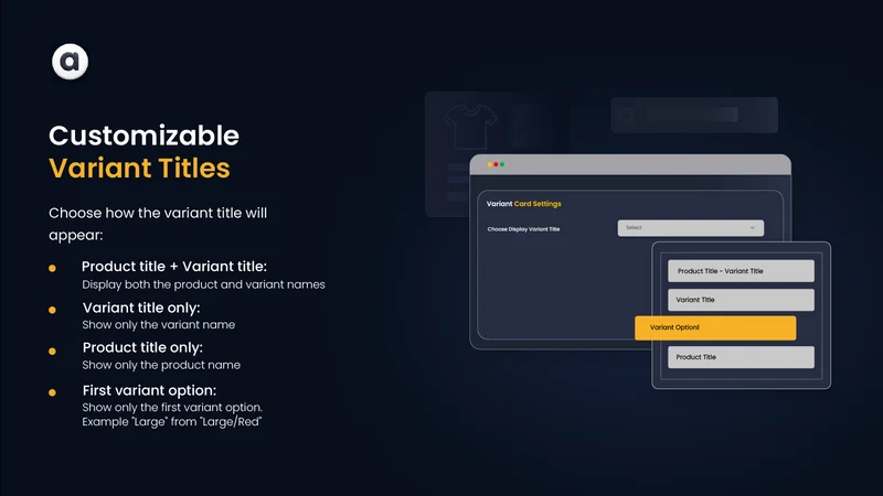 SVP: Show Variants as Products