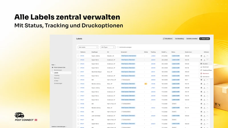PostConnect aus Österreich