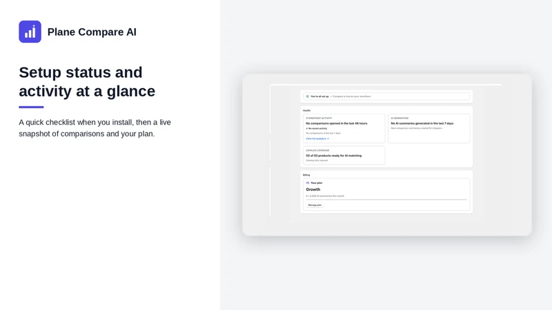Plane: AI Product Compare