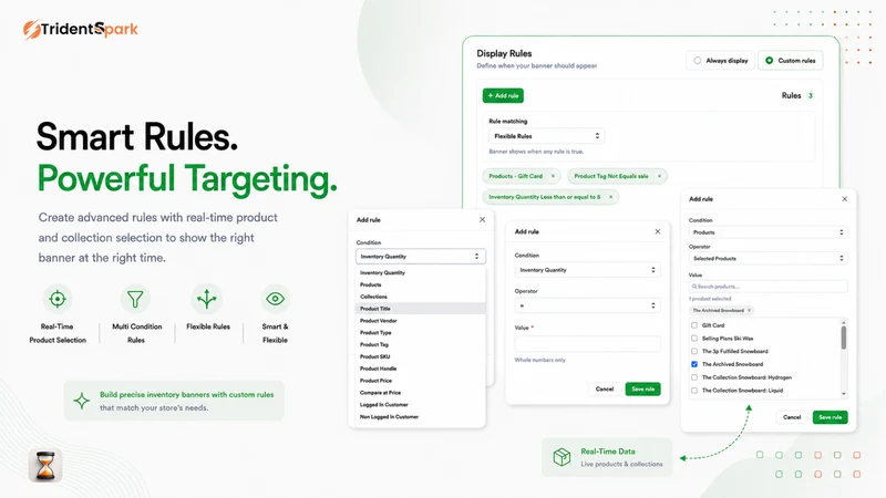 FOMO Low Stock Banner
