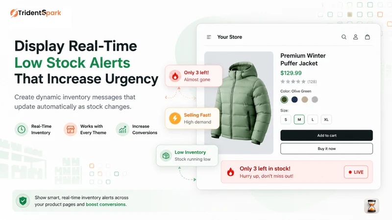 FOMO Low Stock Banner
