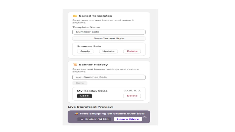 Store‑Tip Emergency Banner