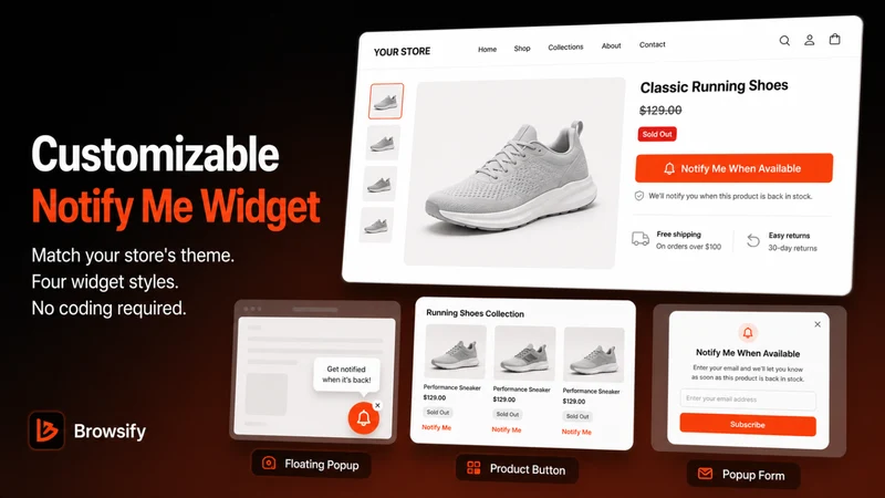 Browsify: Back in Stock Alert