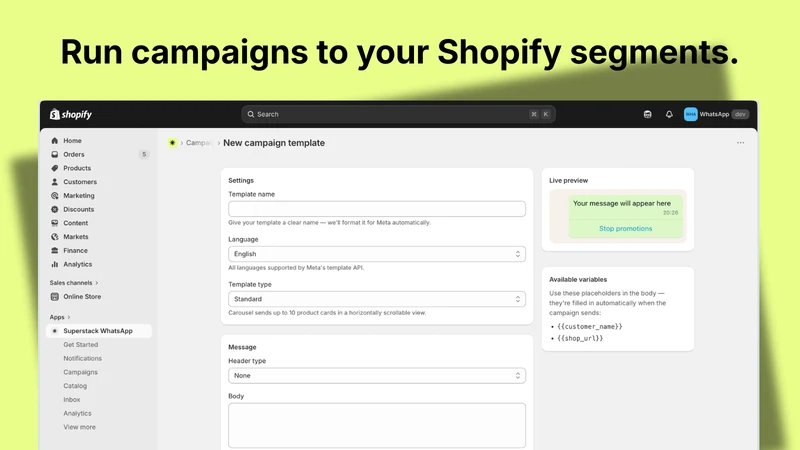 Superstack: WhatsApp Marketing