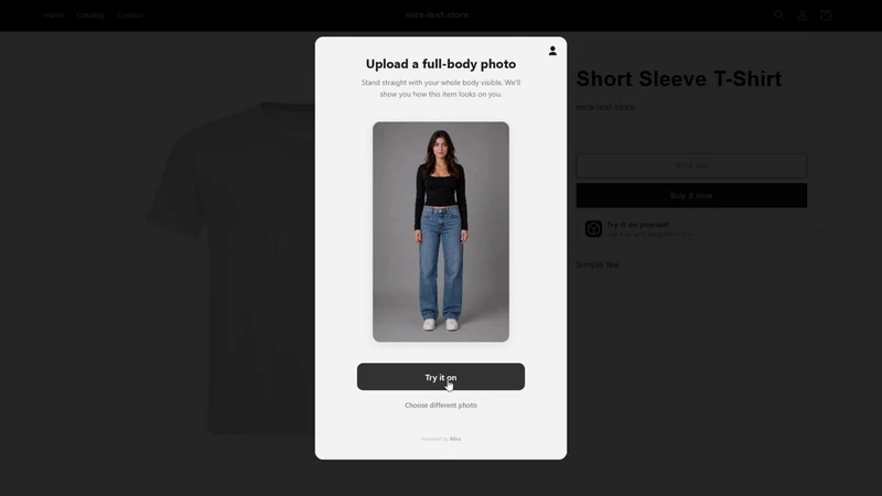 Mira Virtual Try‑On