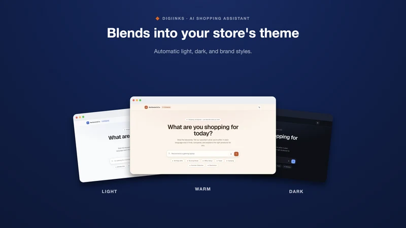 DigiInks AI Shopping Assistant