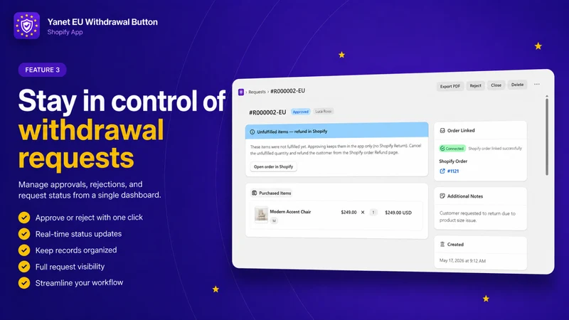YN EU Withdrawal Button & Form