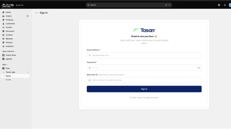 Tasarr App