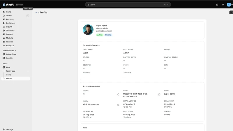 Tasarr App