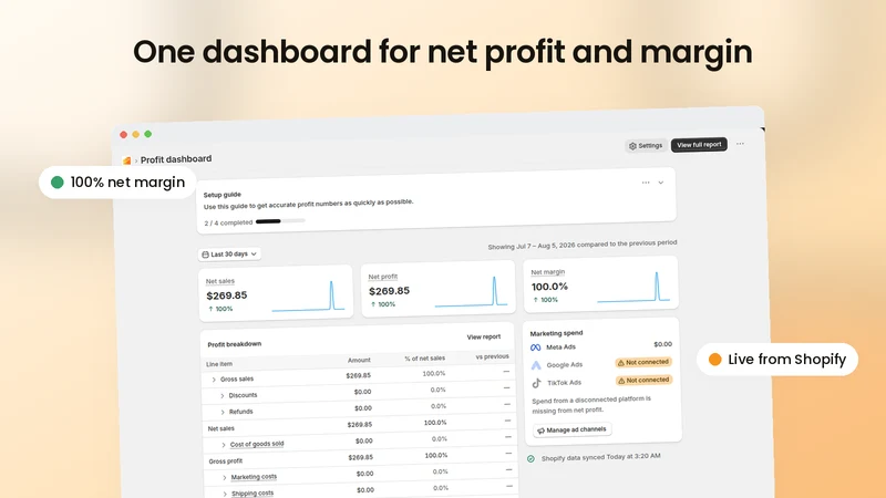 Profit Analytics & Calculator