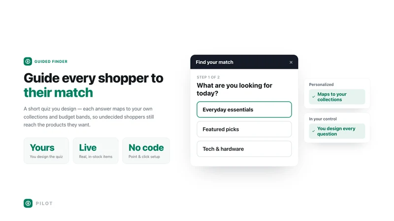 Pilot: Personal Shopper