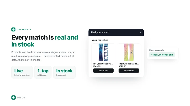 Pilot: Personal Shopper