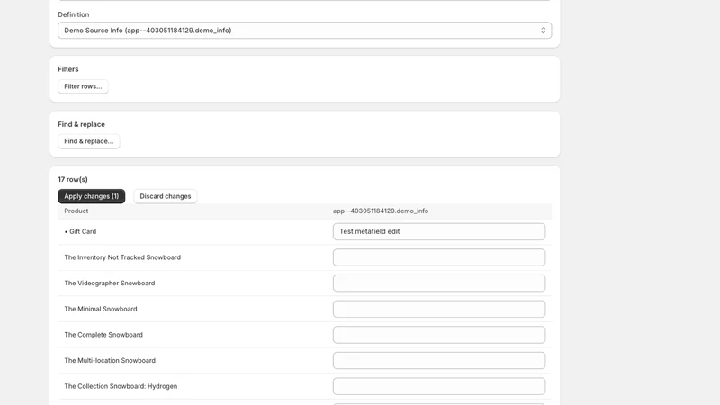 MetaGrid Bulk Editor & Health