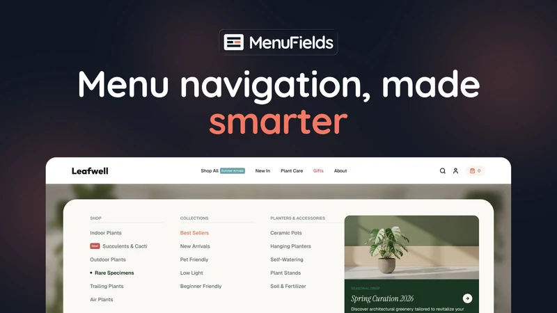 MenuFields: Badges & Icons
