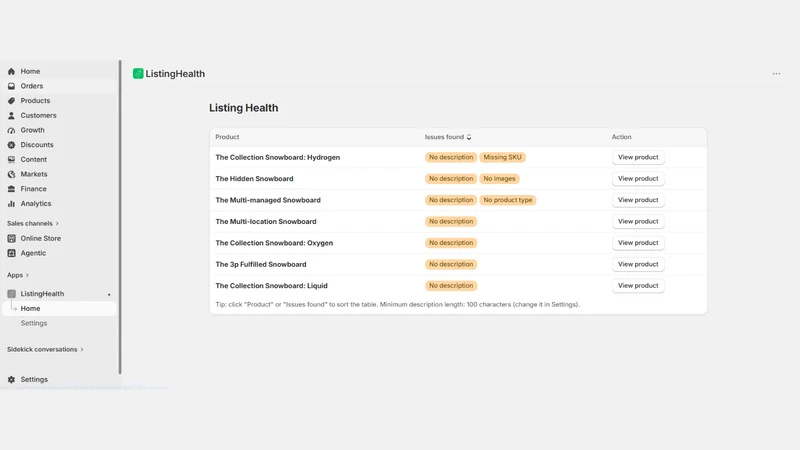 ListingHealth