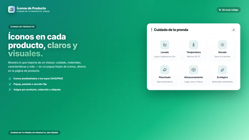 Íconos de Producto