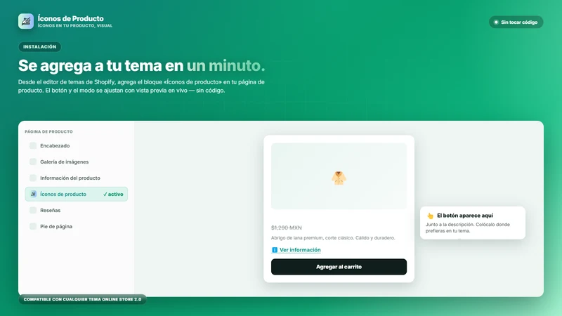 Íconos de Producto