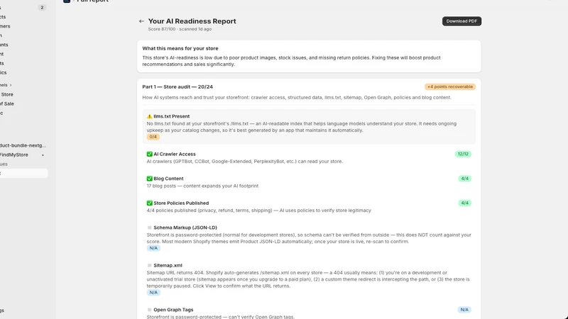 CanAIFindMyStore: Audit & Fix