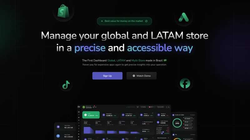 BK Dash ‑ Profit Analytics
