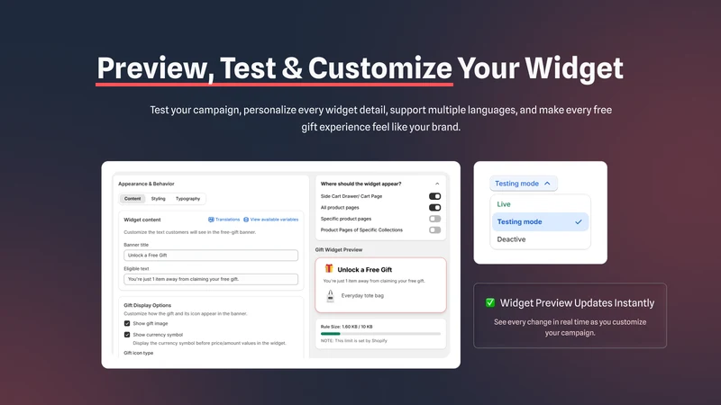 AI Auto Add to Cart Free Gifts