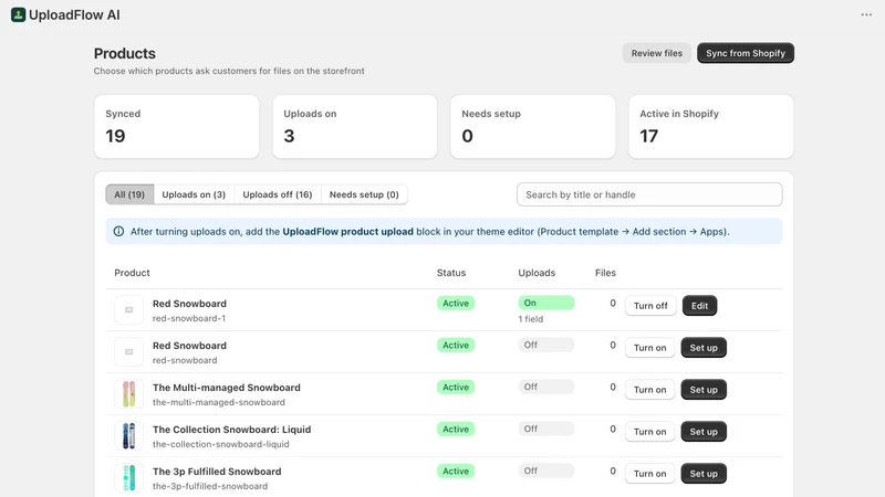 UploadFlow: AI File Upload