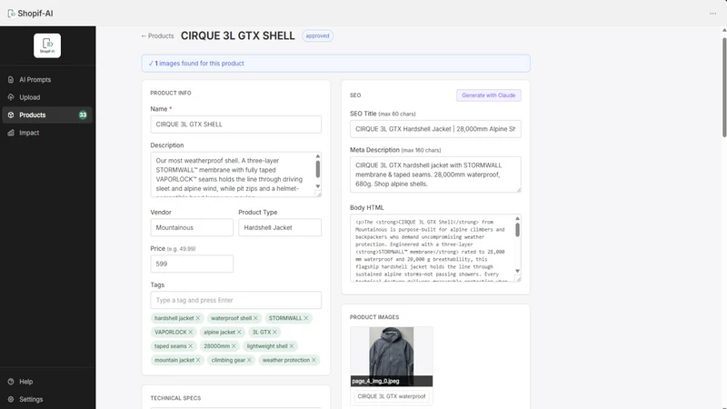 Shopif‑AI
