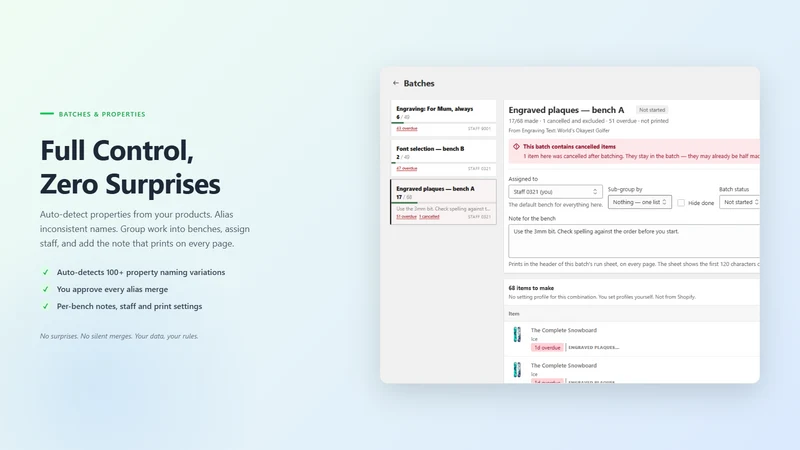 RunSheet