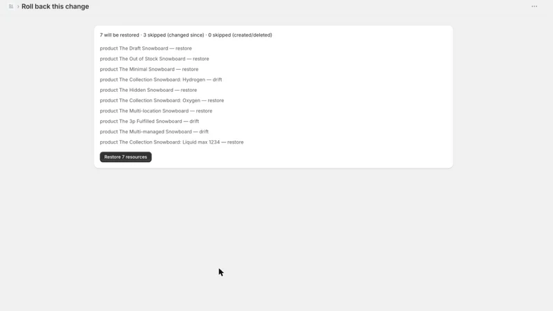 rebicon — Product History