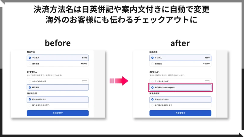 Easy! Hide & Sort Payments