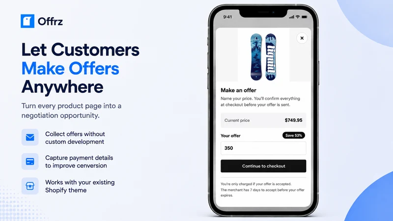 Offrz: Make an Offer Button!
