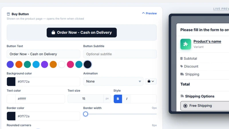 OB COD Form Builder