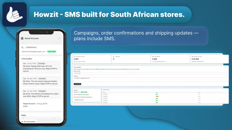 Howzit ‑ SMS Marketing
