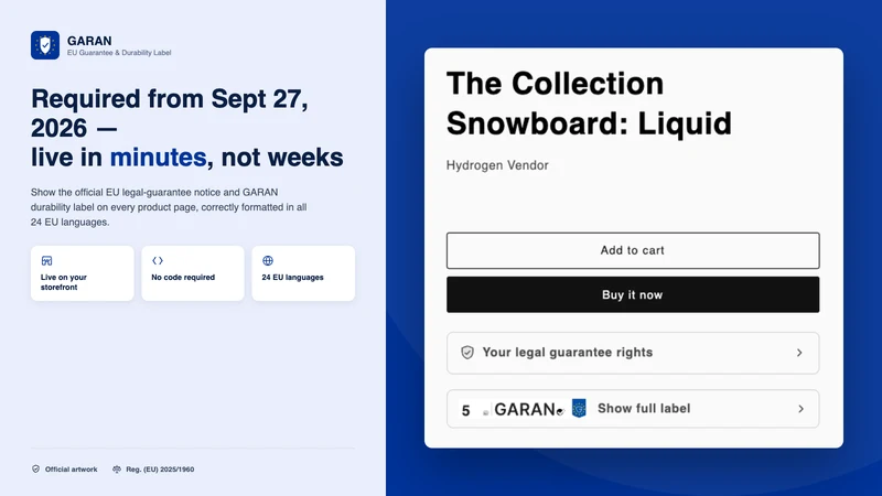 GARAN ‑ EU Guarantee Label