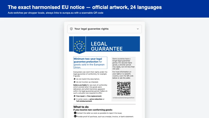 GARAN ‑ EU Guarantee Label