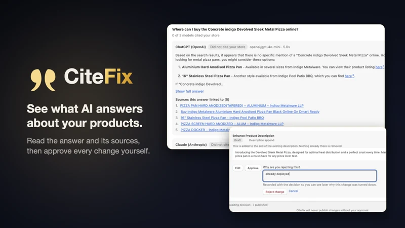 CiteFix: AI Search Visibility