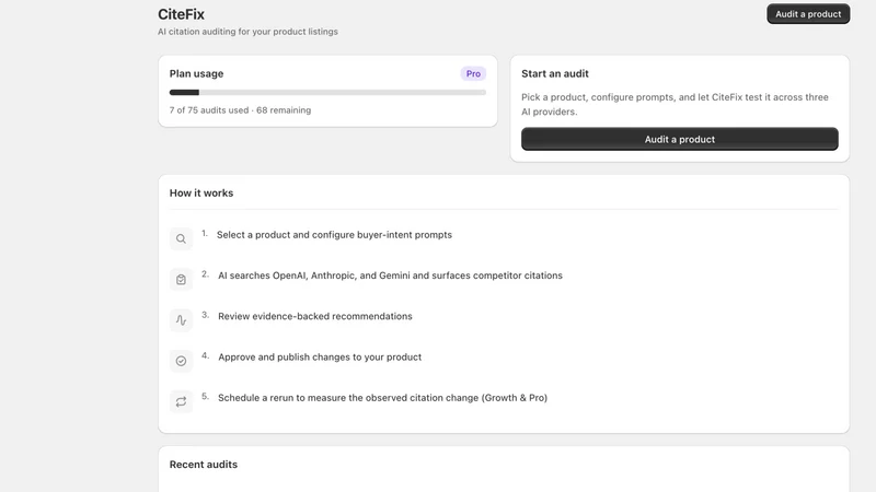 CiteFix: AI Search Visibility