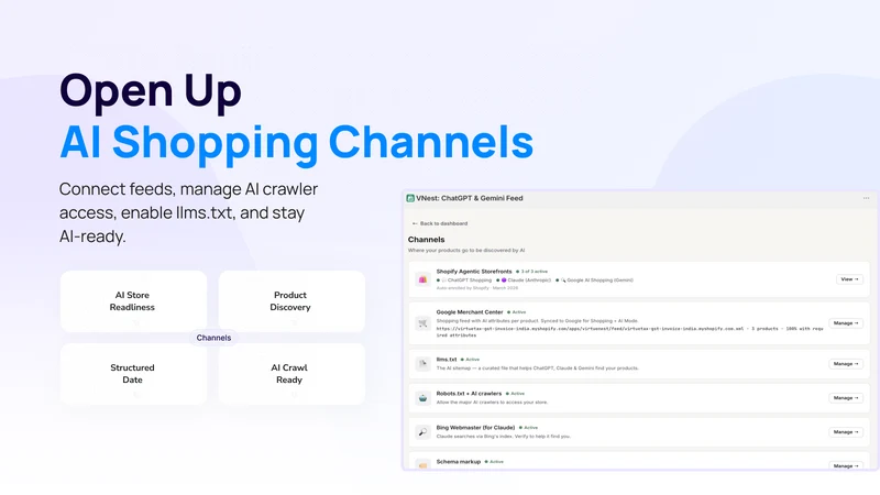 VNest Gemini Shopping Feed
