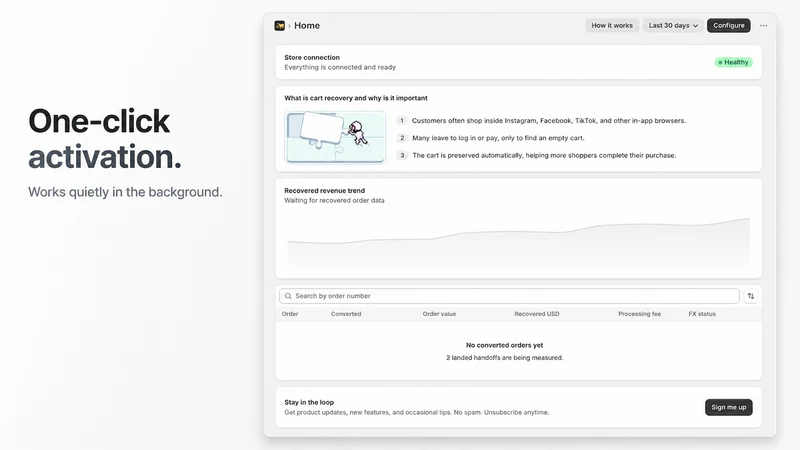 CartLeap: Cart Handoff