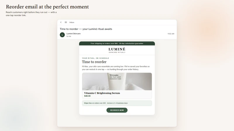 Cadence: Reorder Predictions