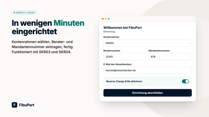 FibuPort Buchungsexport