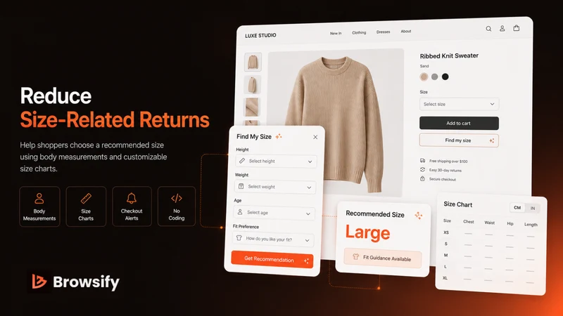 Browsify: AI Size Recommender