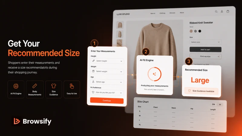 Browsify: AI Size Recommender